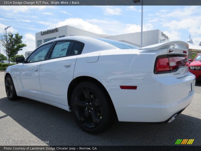 Bright White / Black 2014 Dodge Charger R/T Plus