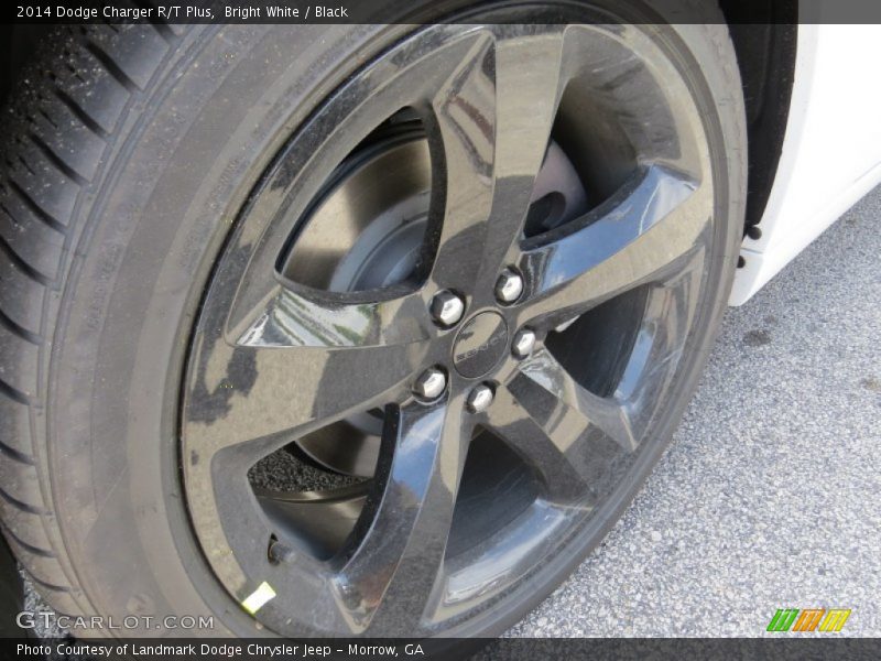 Bright White / Black 2014 Dodge Charger R/T Plus
