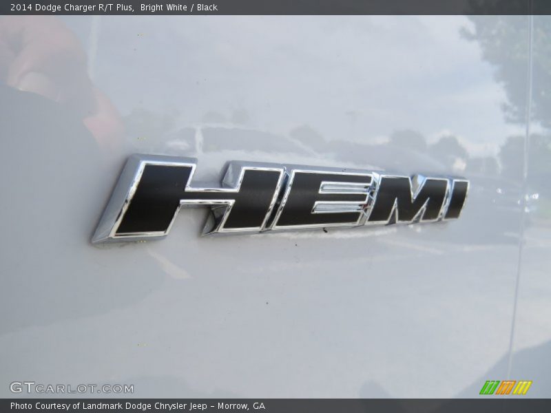 Bright White / Black 2014 Dodge Charger R/T Plus