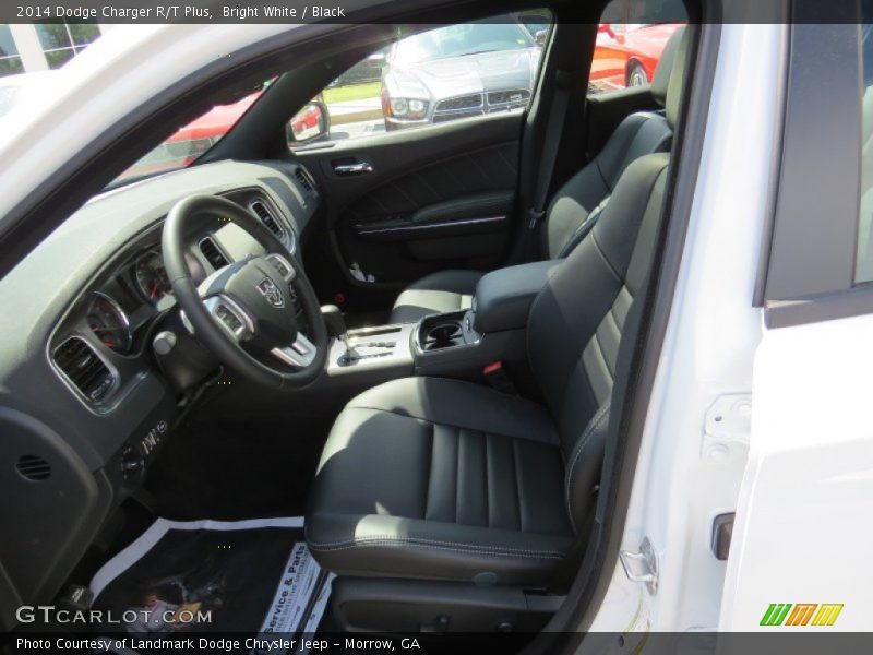Bright White / Black 2014 Dodge Charger R/T Plus