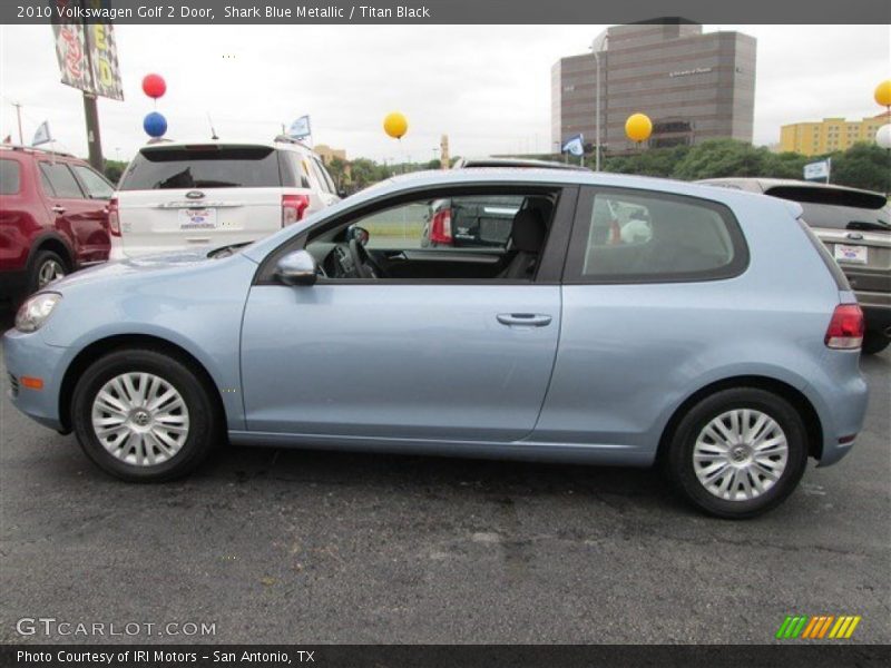 Shark Blue Metallic / Titan Black 2010 Volkswagen Golf 2 Door
