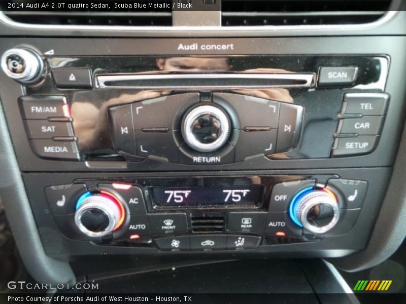 Scuba Blue Metallic / Black 2014 Audi A4 2.0T quattro Sedan