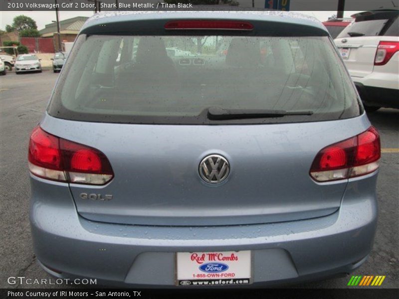 Shark Blue Metallic / Titan Black 2010 Volkswagen Golf 2 Door