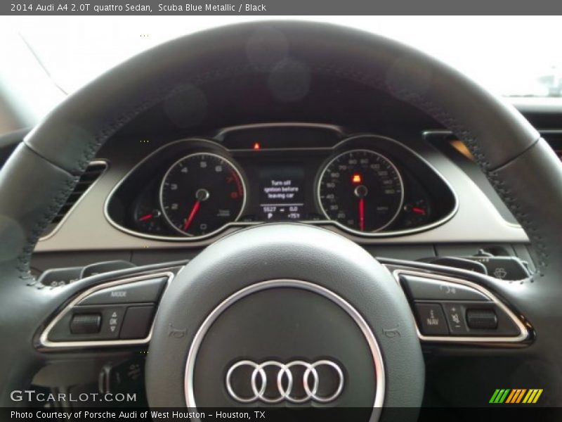Scuba Blue Metallic / Black 2014 Audi A4 2.0T quattro Sedan