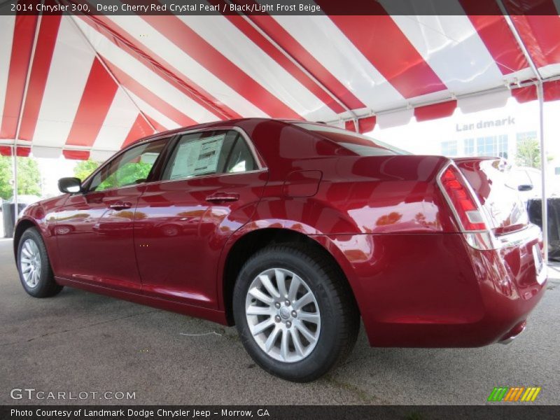 Deep Cherry Red Crystal Pearl / Black/Light Frost Beige 2014 Chrysler 300