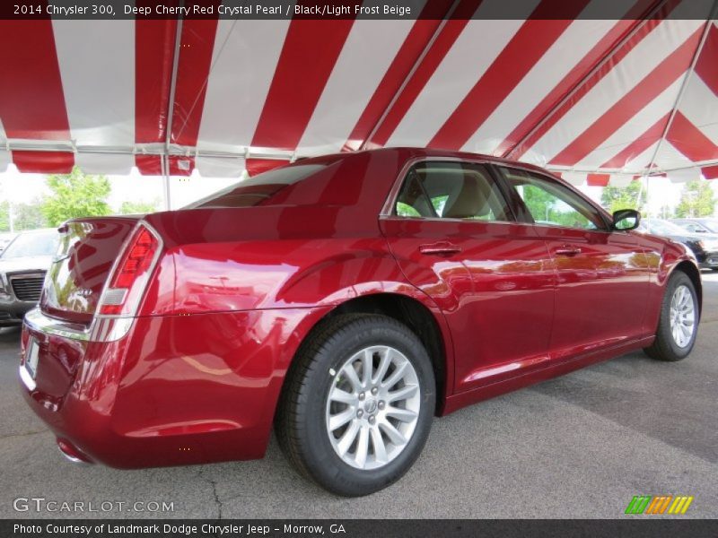 Deep Cherry Red Crystal Pearl / Black/Light Frost Beige 2014 Chrysler 300