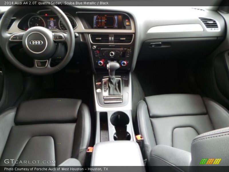 Scuba Blue Metallic / Black 2014 Audi A4 2.0T quattro Sedan