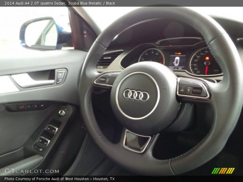 Scuba Blue Metallic / Black 2014 Audi A4 2.0T quattro Sedan