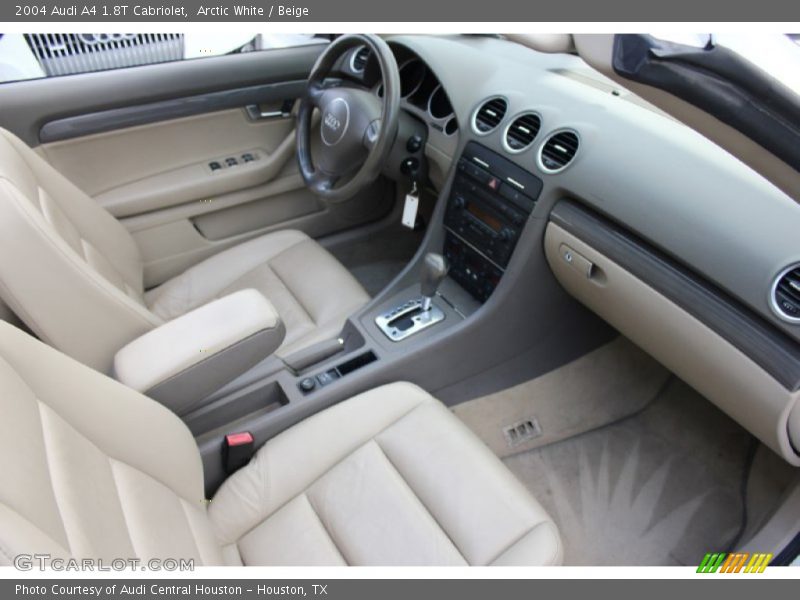 Arctic White / Beige 2004 Audi A4 1.8T Cabriolet