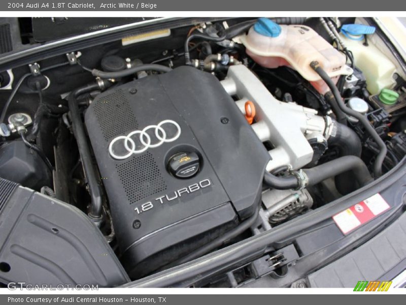 Arctic White / Beige 2004 Audi A4 1.8T Cabriolet