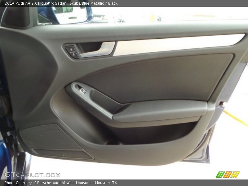 Scuba Blue Metallic / Black 2014 Audi A4 2.0T quattro Sedan