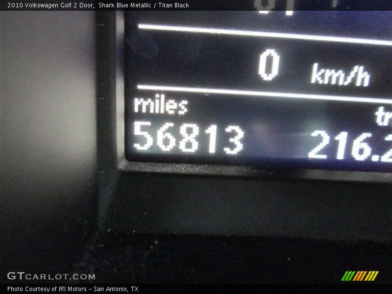 Shark Blue Metallic / Titan Black 2010 Volkswagen Golf 2 Door