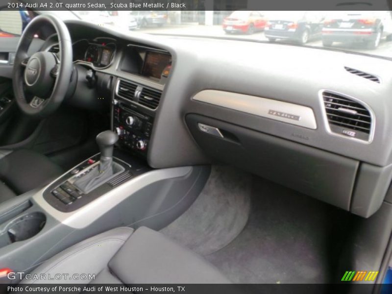 Scuba Blue Metallic / Black 2014 Audi A4 2.0T quattro Sedan