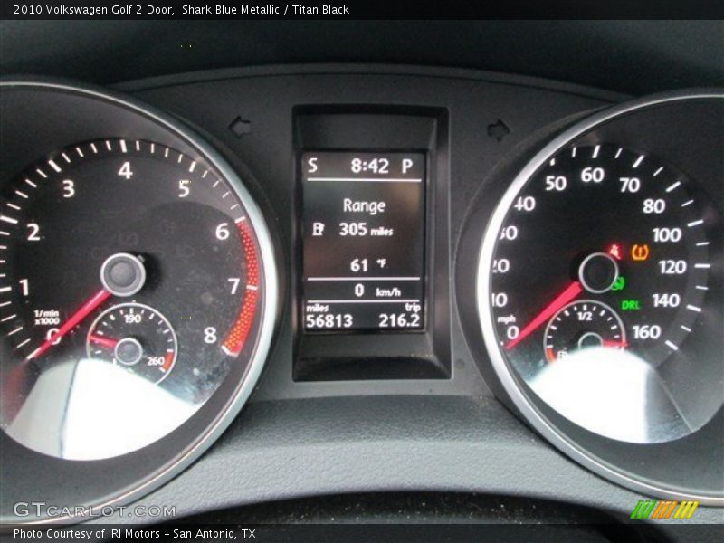 Shark Blue Metallic / Titan Black 2010 Volkswagen Golf 2 Door