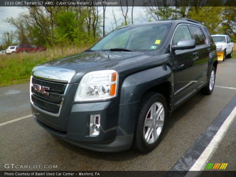Cyber Gray Metallic / Light Titanium 2010 GMC Terrain SLT AWD
