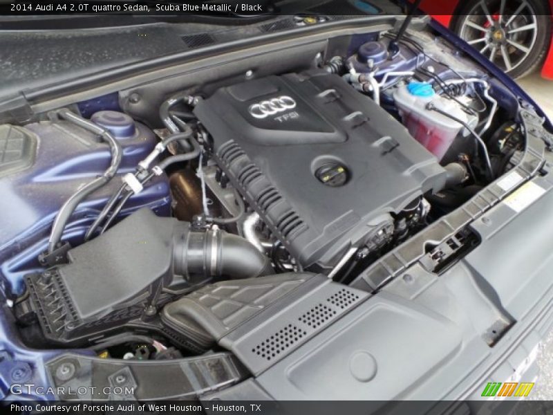 Scuba Blue Metallic / Black 2014 Audi A4 2.0T quattro Sedan
