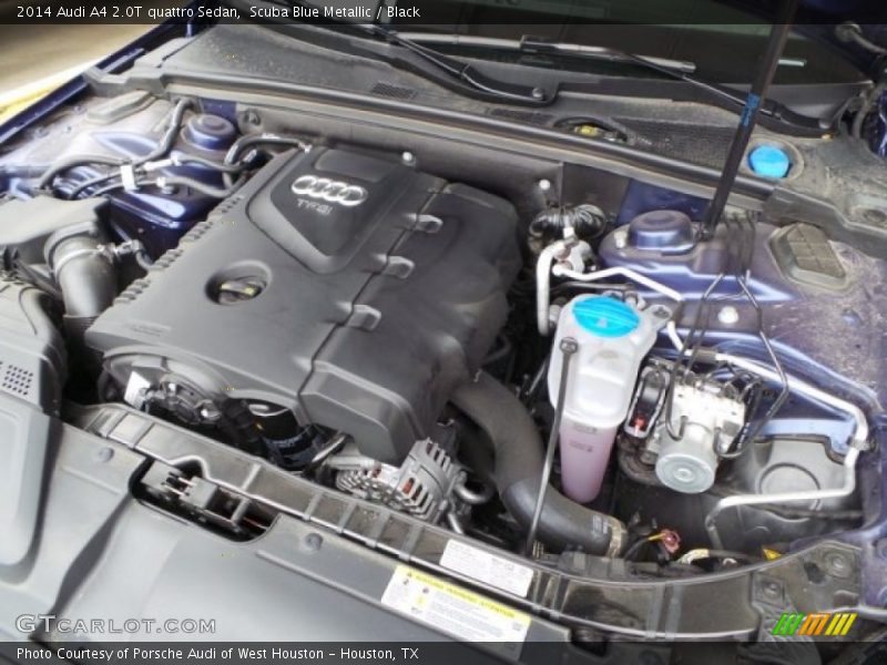 Scuba Blue Metallic / Black 2014 Audi A4 2.0T quattro Sedan