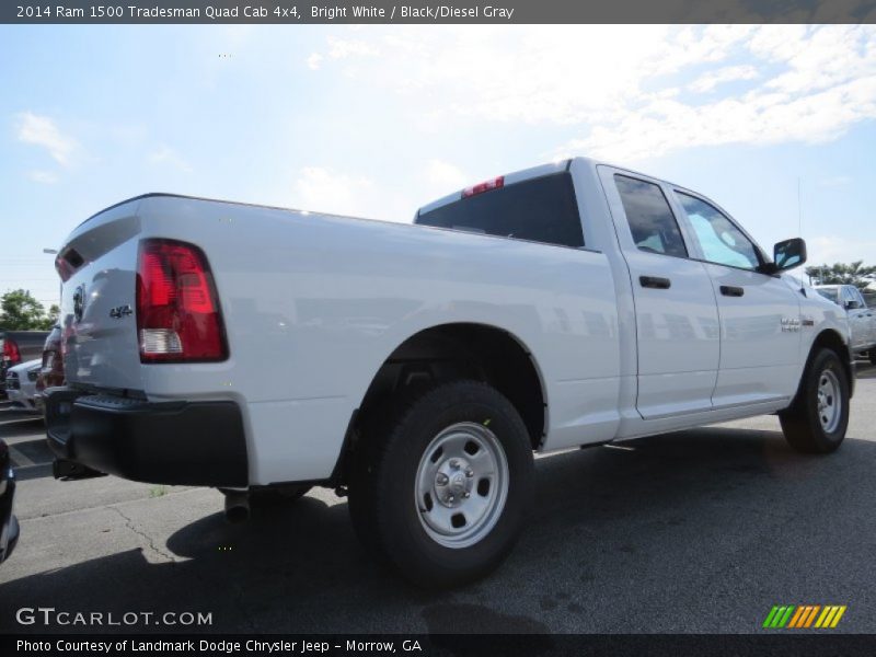 Bright White / Black/Diesel Gray 2014 Ram 1500 Tradesman Quad Cab 4x4