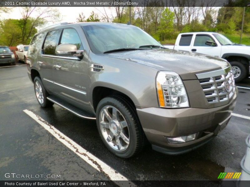 Mocha Steel Metallic / Ebony/Ebony 2011 Cadillac Escalade Luxury AWD