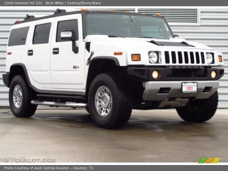 Birch White / Sedona/Ebony Black 2008 Hummer H2 SUV