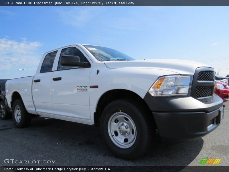 Front 3/4 View of 2014 1500 Tradesman Quad Cab 4x4
