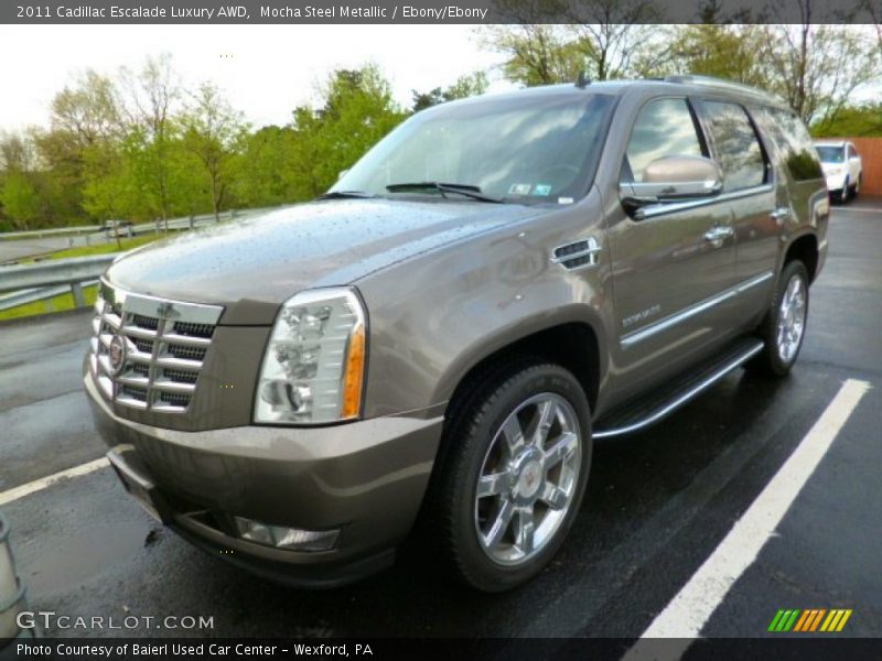 Mocha Steel Metallic / Ebony/Ebony 2011 Cadillac Escalade Luxury AWD