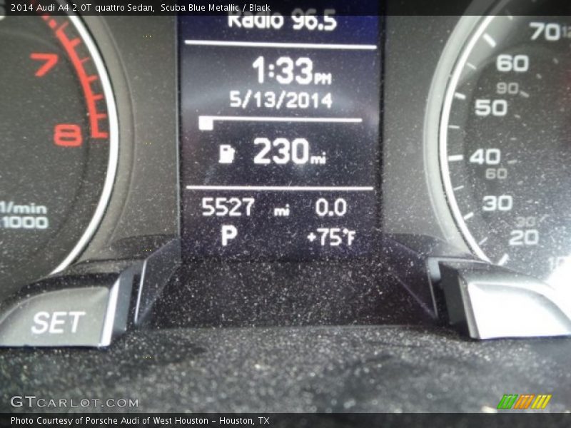 Scuba Blue Metallic / Black 2014 Audi A4 2.0T quattro Sedan