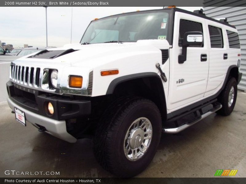 Birch White / Sedona/Ebony Black 2008 Hummer H2 SUV