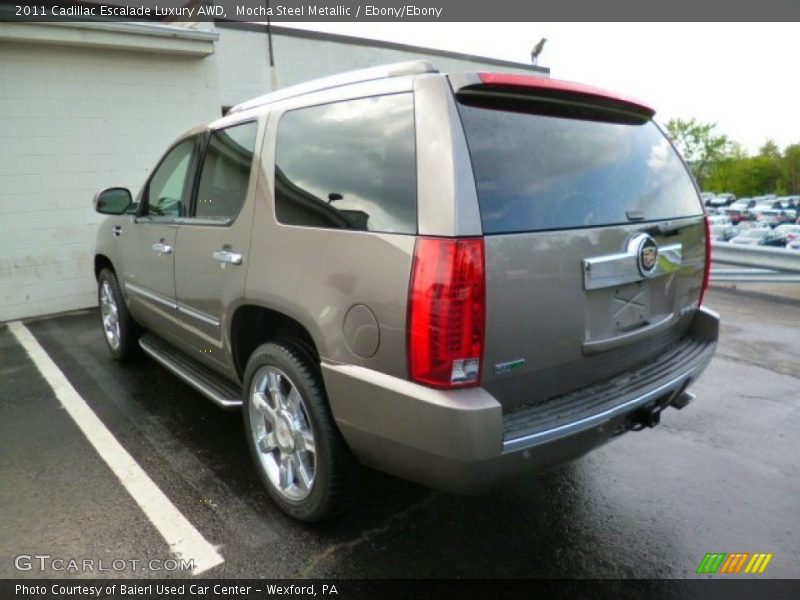 Mocha Steel Metallic / Ebony/Ebony 2011 Cadillac Escalade Luxury AWD
