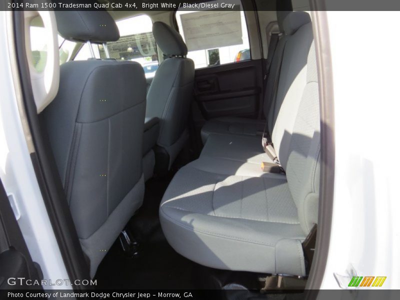 Bright White / Black/Diesel Gray 2014 Ram 1500 Tradesman Quad Cab 4x4