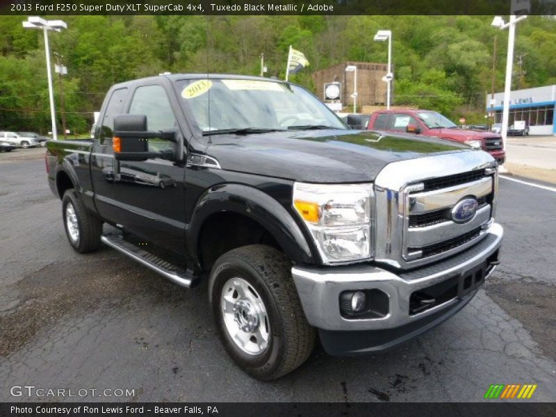 Tuxedo Black Metallic / Adobe 2013 Ford F250 Super Duty XLT SuperCab 4x4
