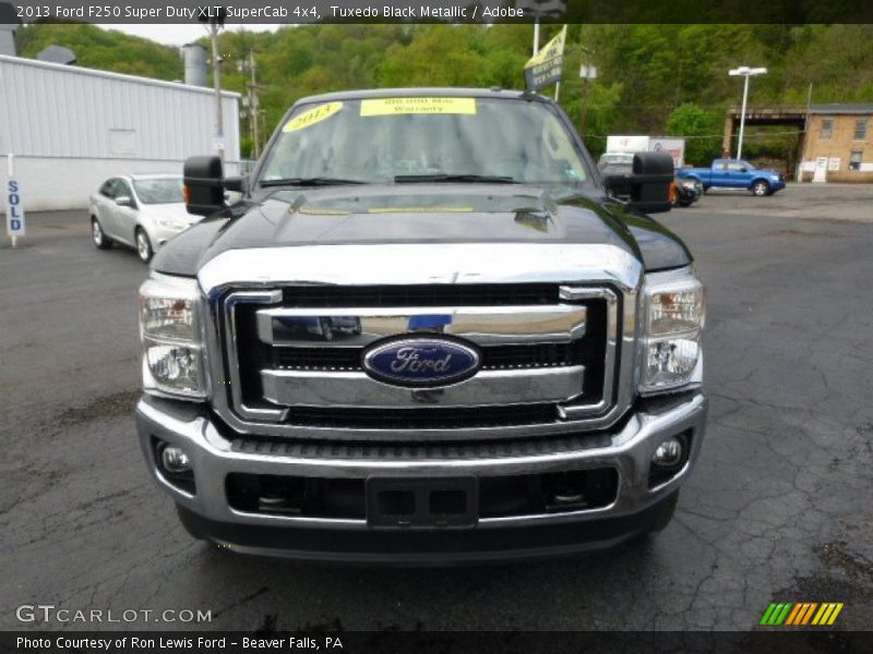 Tuxedo Black Metallic / Adobe 2013 Ford F250 Super Duty XLT SuperCab 4x4