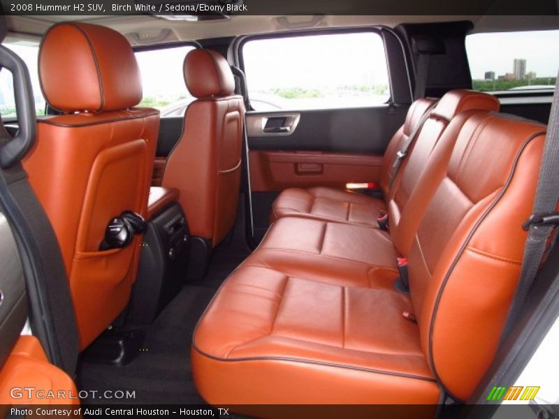 Rear Seat of 2008 H2 SUV