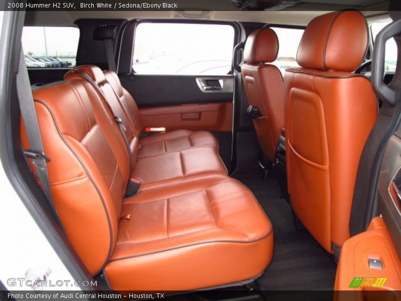 Rear Seat of 2008 H2 SUV