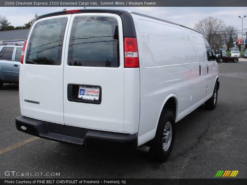 Summit White / Medium Pewter 2009 Chevrolet Express 2500 Extended Cargo Van