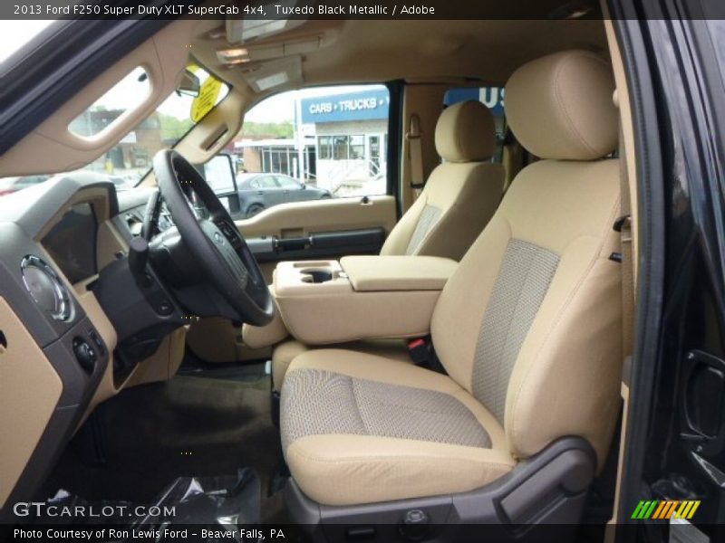 Tuxedo Black Metallic / Adobe 2013 Ford F250 Super Duty XLT SuperCab 4x4