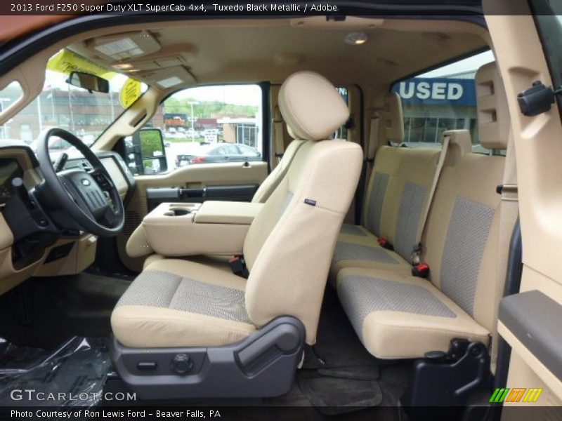 Tuxedo Black Metallic / Adobe 2013 Ford F250 Super Duty XLT SuperCab 4x4