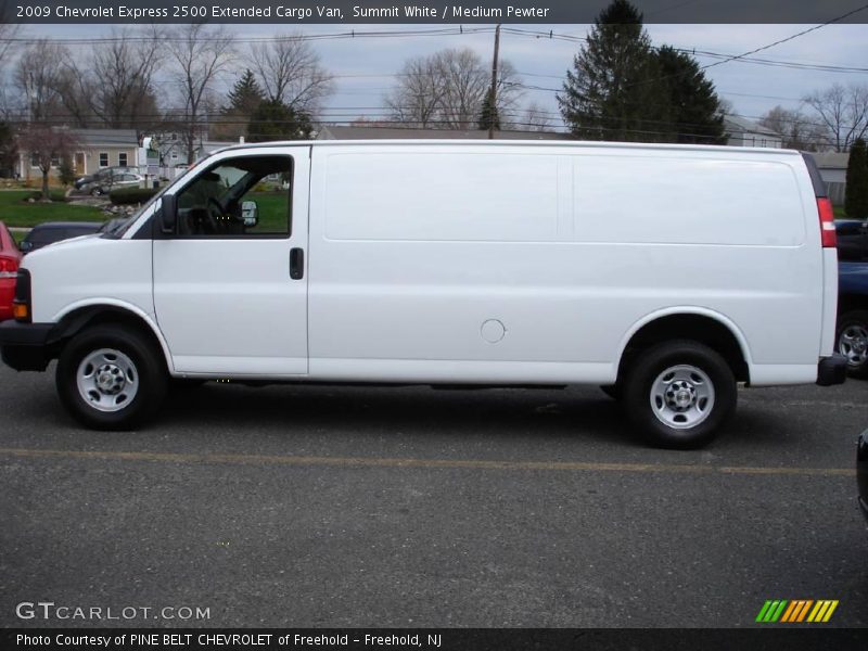 Summit White / Medium Pewter 2009 Chevrolet Express 2500 Extended Cargo Van