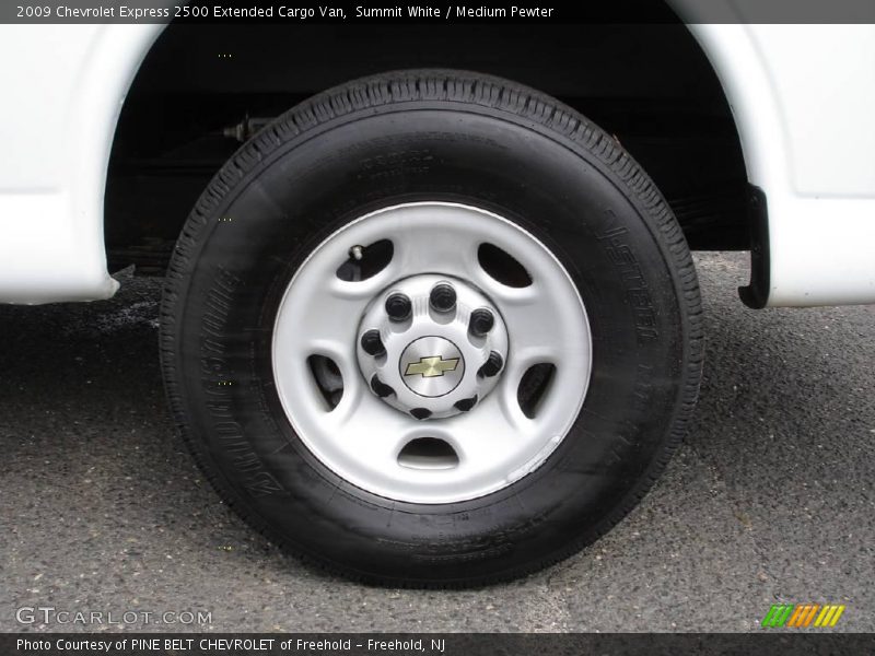 Summit White / Medium Pewter 2009 Chevrolet Express 2500 Extended Cargo Van