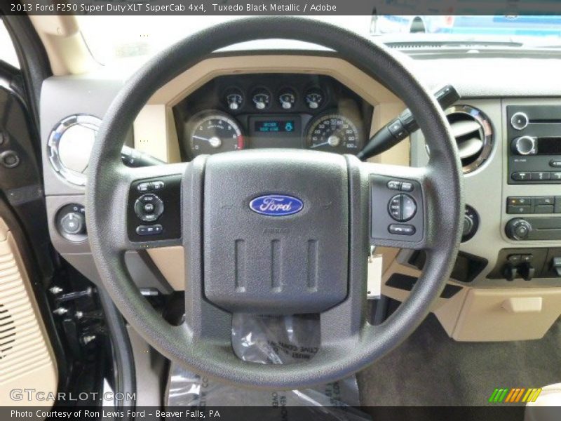 Tuxedo Black Metallic / Adobe 2013 Ford F250 Super Duty XLT SuperCab 4x4