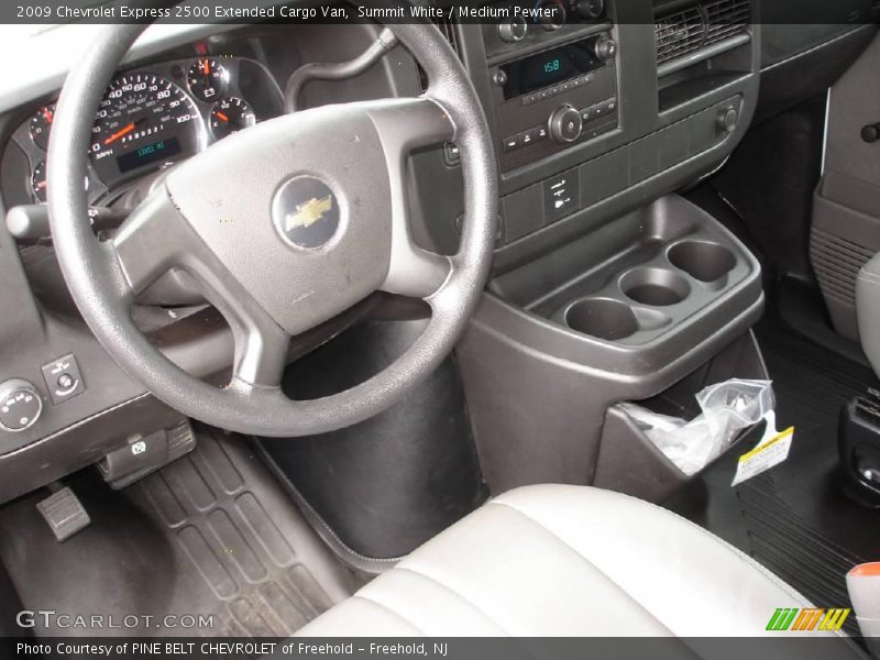 Summit White / Medium Pewter 2009 Chevrolet Express 2500 Extended Cargo Van