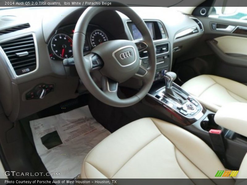 Ibis White / Pistachio Beige 2014 Audi Q5 2.0 TFSI quattro