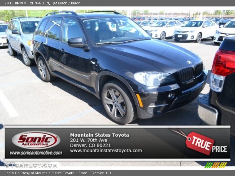 Jet Black / Black 2011 BMW X5 xDrive 35d