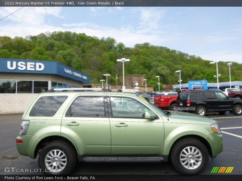 Kiwi Green Metallic / Black 2010 Mercury Mariner V6 Premier 4WD