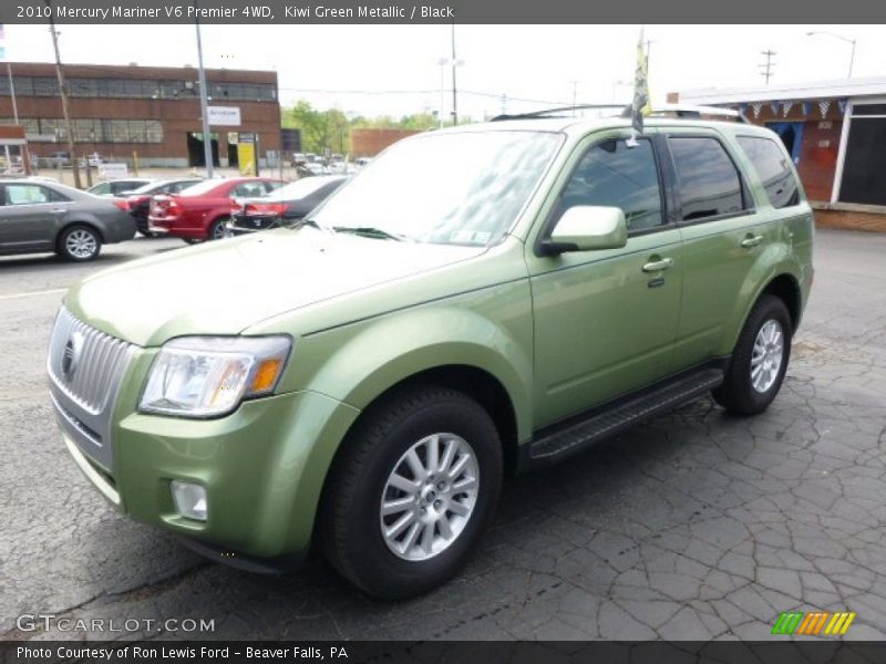 Kiwi Green Metallic / Black 2010 Mercury Mariner V6 Premier 4WD
