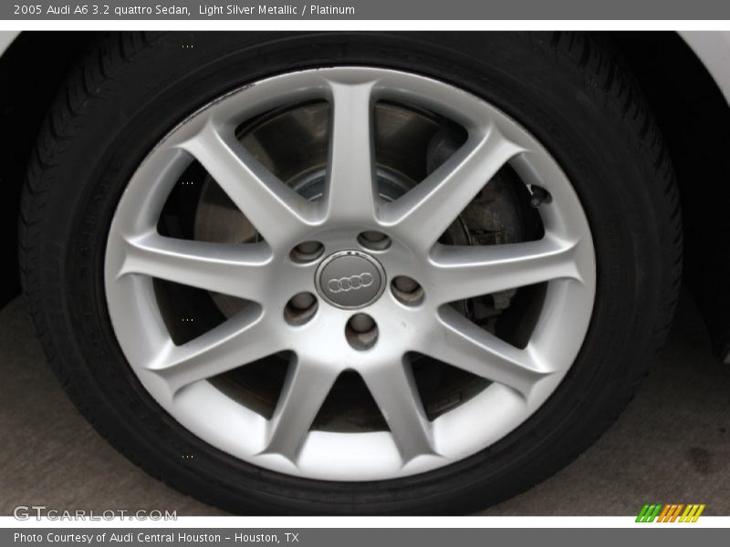 Light Silver Metallic / Platinum 2005 Audi A6 3.2 quattro Sedan