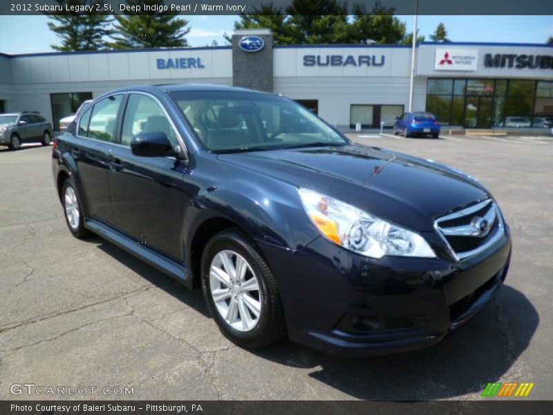 Deep Indigo Pearl / Warm Ivory 2012 Subaru Legacy 2.5i