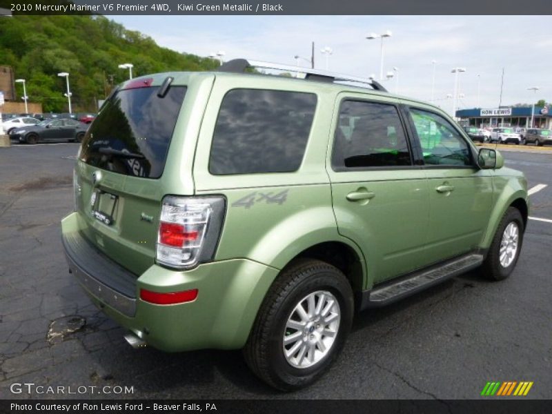 Kiwi Green Metallic / Black 2010 Mercury Mariner V6 Premier 4WD