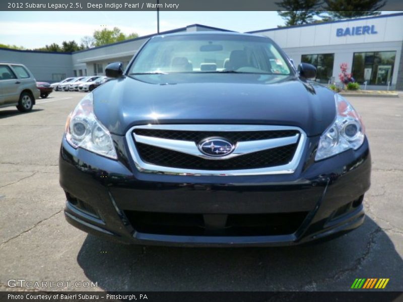 Deep Indigo Pearl / Warm Ivory 2012 Subaru Legacy 2.5i