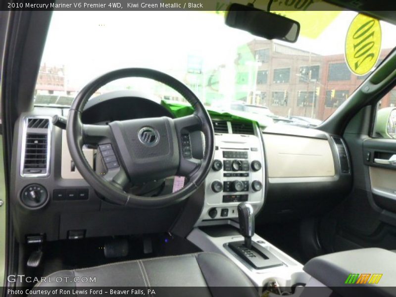 Kiwi Green Metallic / Black 2010 Mercury Mariner V6 Premier 4WD